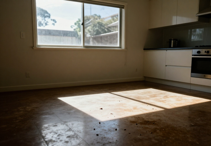 Ant infestation in a Mosman kitchen before treatment